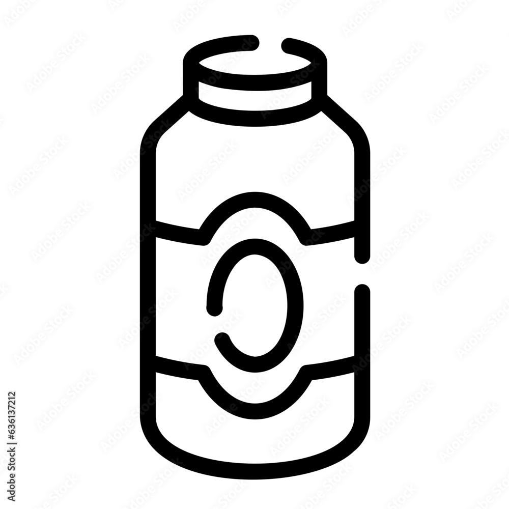 baby powder Line Icon