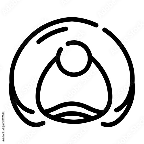 pacifier Line Icon
