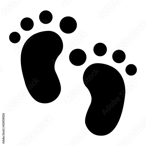 footprint Solid icon