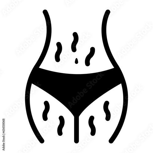stretch marks Solid icon