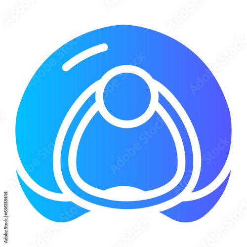pacifier Gradient icon