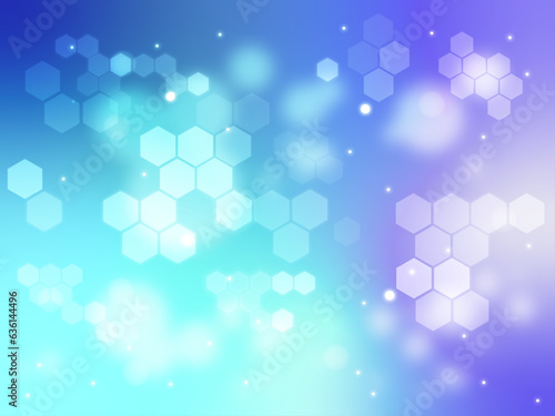 Cyber ​​background material (blue)