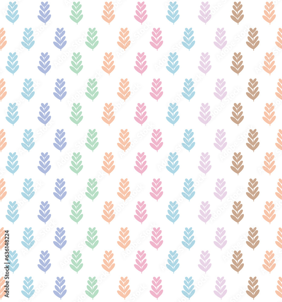 Seamless pattern leave rainbow แนสนพ for background Seamless pattern leave rainbow แนสนพ for background