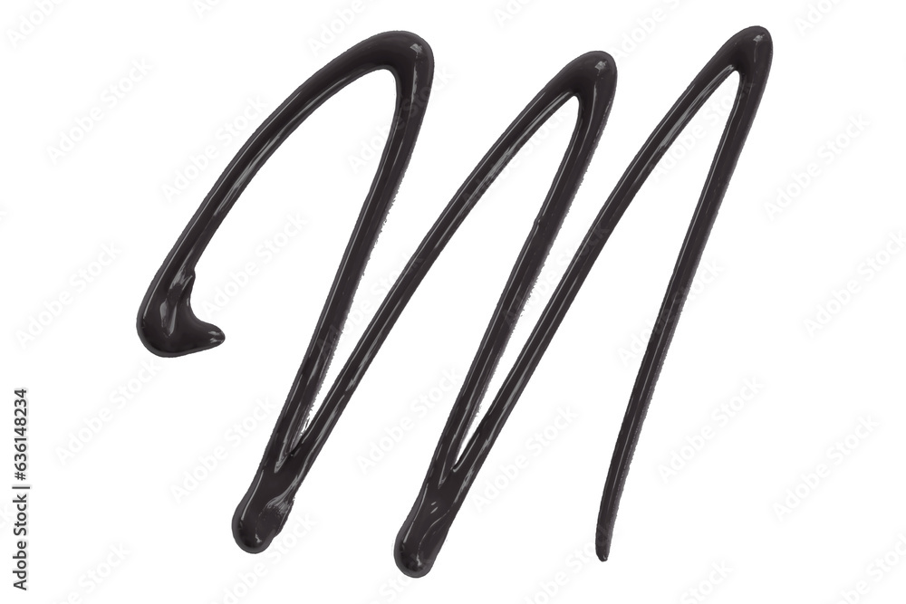 Gray-black watercolor drops zigzag isolated on transparent background. Gray-black watercolor drops zigzag isolated on transparent background.