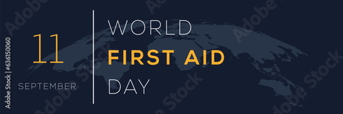 World First Aid Day, held on 11 September.