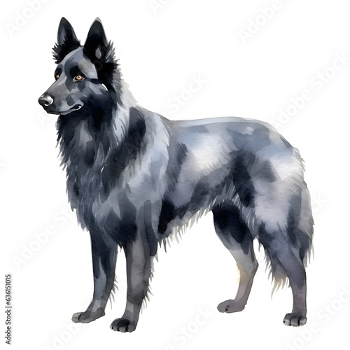 Belgian Groenendael dog