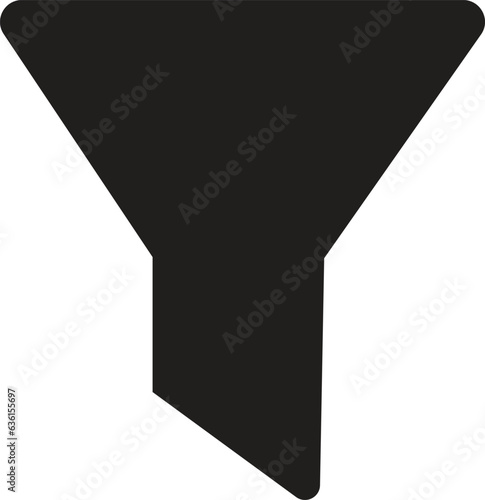 Filter icon in trendy flat style isolated on white background. Filter icon page symbol for your web site design Filter icon logo, app, UI.