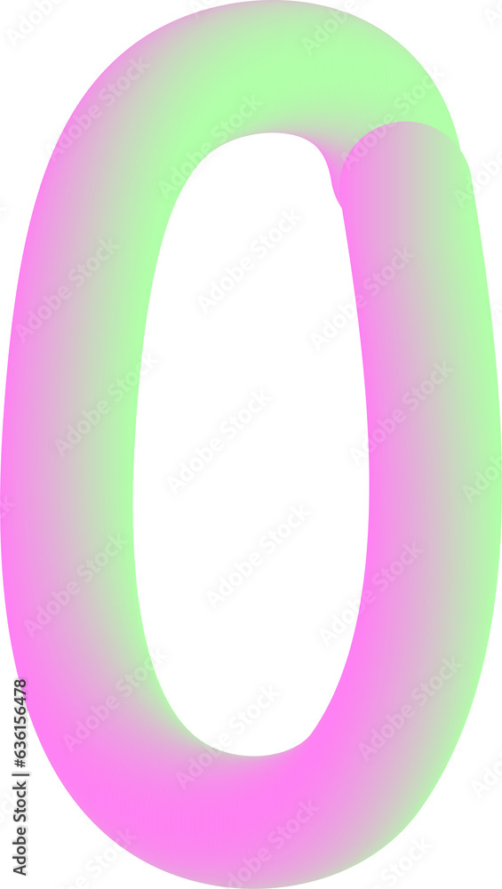 Letter illustration. Hand drawn