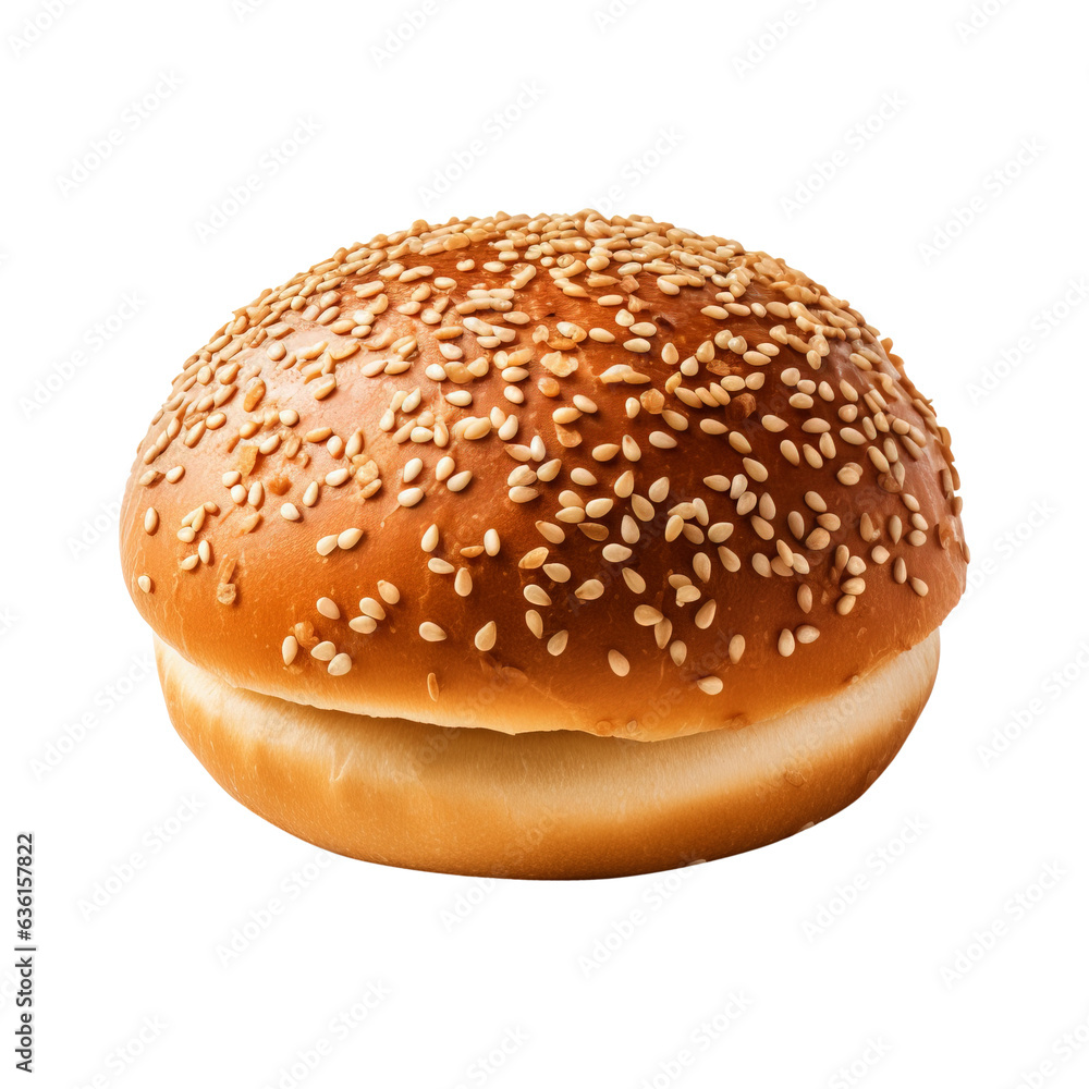 Hamburger shell isolated on transparent background Hamburger shell isolated on transparent background