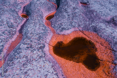 Infrared Alien Extraterrestrial Cliff Potholes photo