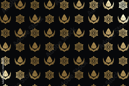 seamless pattern with flowers