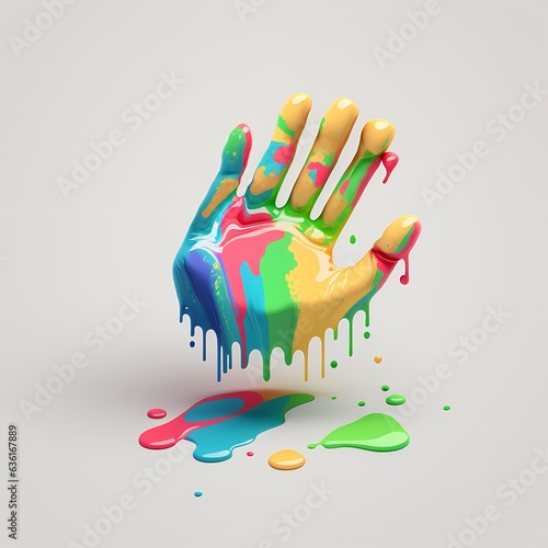 Paint brush icon, painter a...