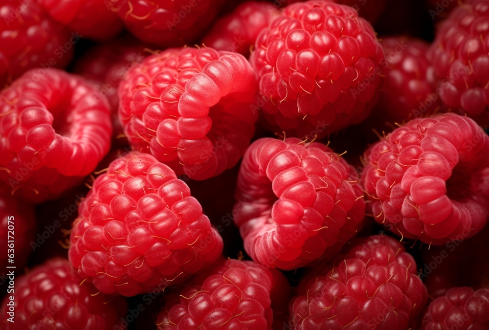 Fresh red raspberry fruit background Fresh red raspberry fruit background