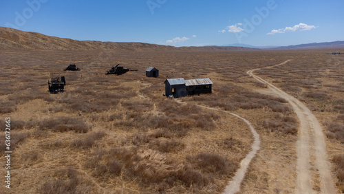 Historic Van Matre Ranch at Carrizo Plain, San Luis Obsipo County, California photo