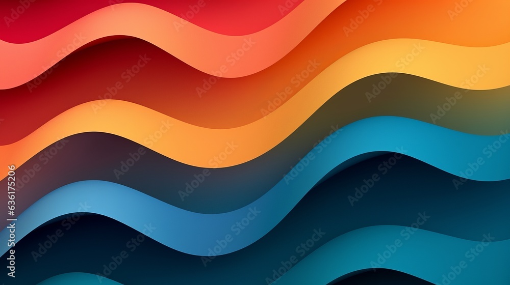 color gradient expressive papercut layer wallpaper color gradient expressive papercut layer wallpaper