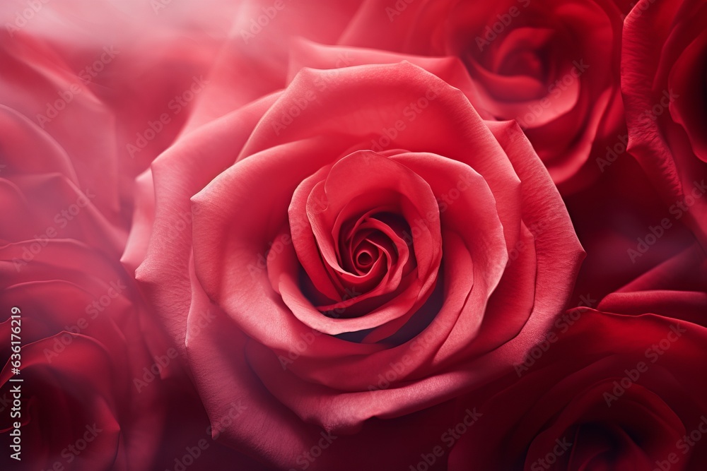 Rose flower with gel texture and blurred Rose flower with gel texture and blurred