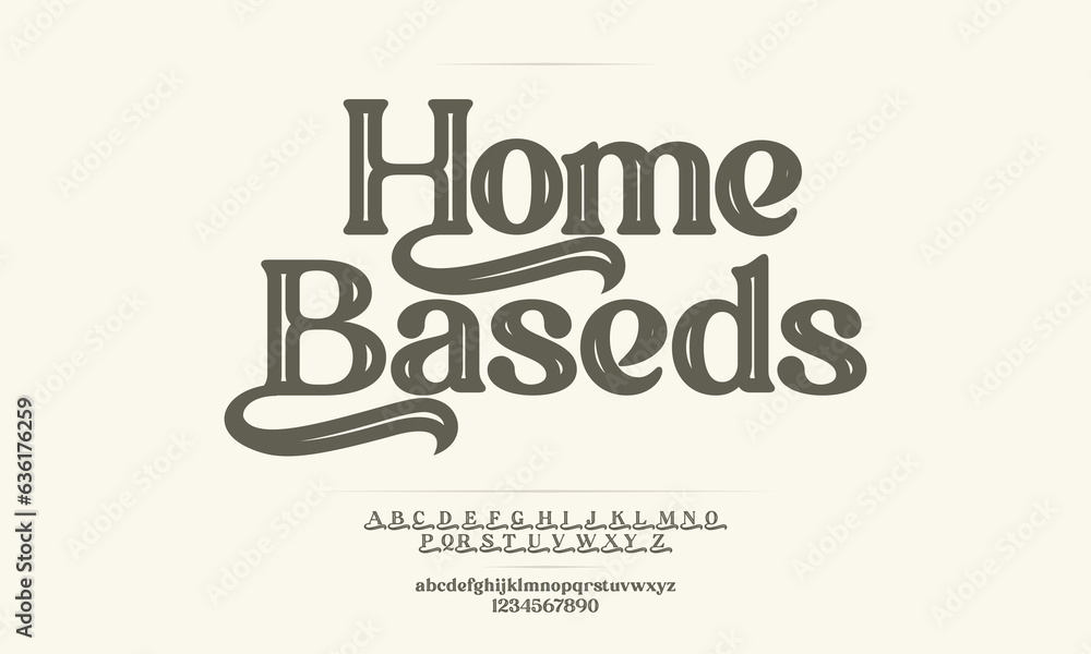 Elegant Font Uppercase Lowercase and Number. Classic Lettering Minimal Fashion Designs. Typography modern serif fonts regular decorative vintage concept. vector illustration Elegant Font Uppercase Lowercase and Number. Classic Lettering Minimal Fashion Designs. Typography modern serif fonts regular decorative vintage concept. vector illustration
