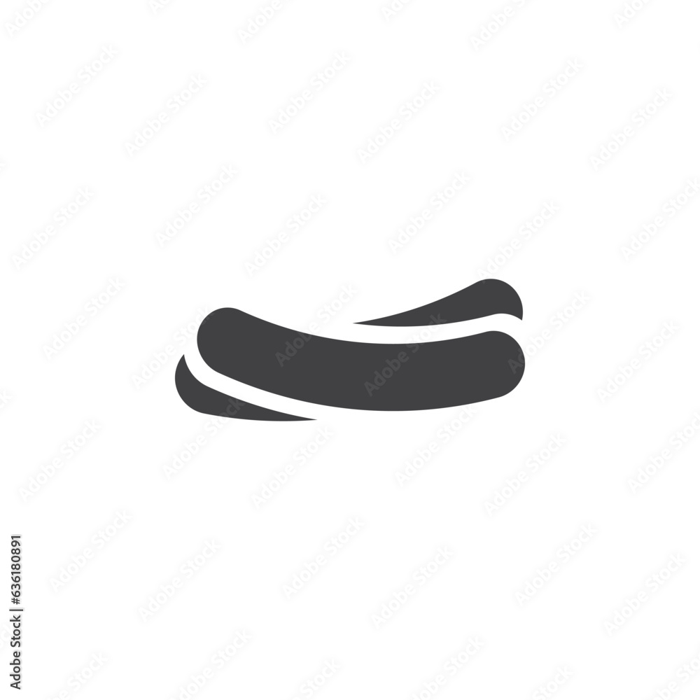 hotdog icon vector isolated on white background hotdog icon vector isolated on white background
