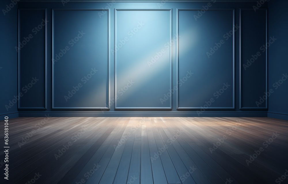 empty room with shadow and wood floor empty room with shadow and wood floor