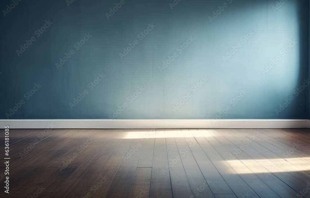 empty room with shadow and wood floor empty room with shadow and wood floor