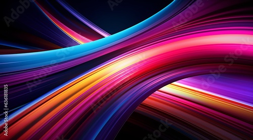 bright background with colorful lines