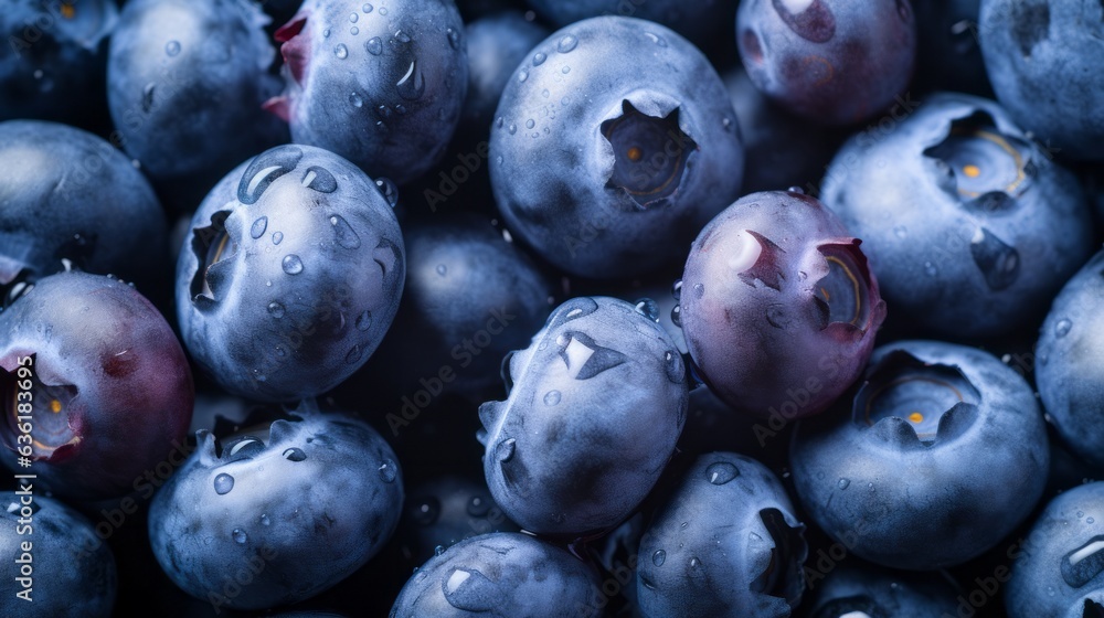 Many fresh blueberries Many fresh blueberries