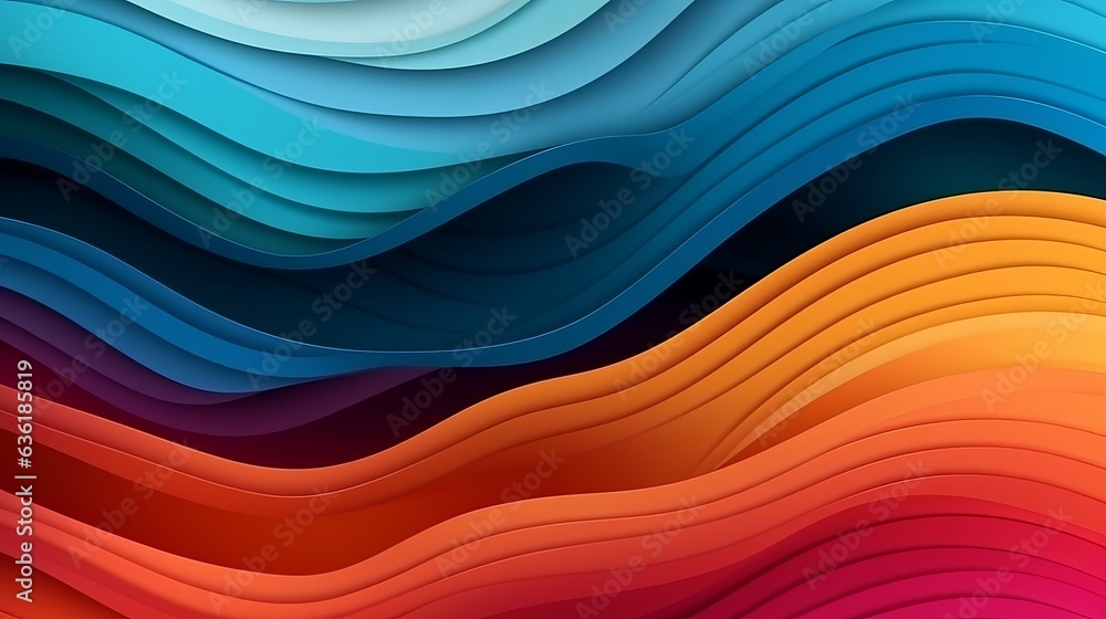 color gradient expressive papercut layer wallpaper color gradient expressive papercut layer wallpaper