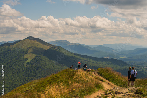 Fototapeta Naklejka Na Ścianę i Meble -  hiking in the Bieszczady mountains