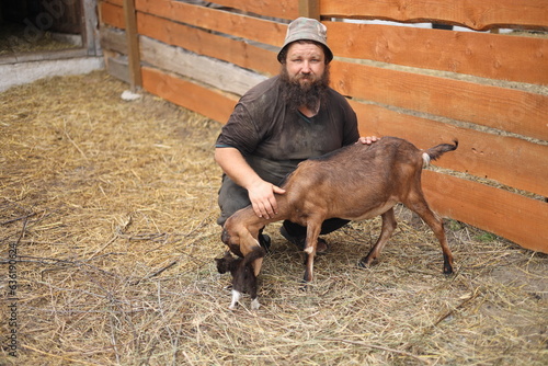 person with a goat © Владимир Коврижник