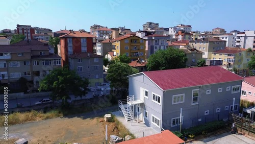 TURKEY Istanbul City Maltepe County Raw Drone Shot photo