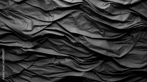 Smooth elegant deep black silk or satin luxury cloth texture