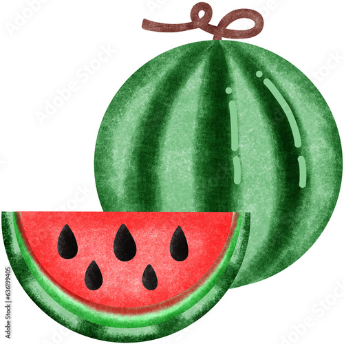 watermelon isolated