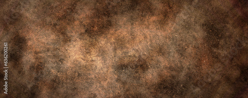 Rusted Mottle Brown Abstract Dusty Illustrative Banner Background Wallpaper For Ads,for Product Presentation And Display