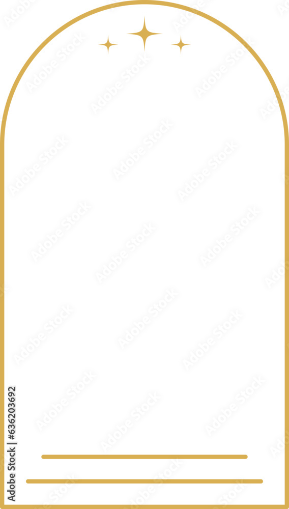 Obraz premium Monoline Arch Frame