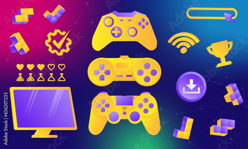 gaming icon controller next gen gaming controller puzzle