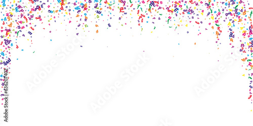 Concept of school background. Colorful childish