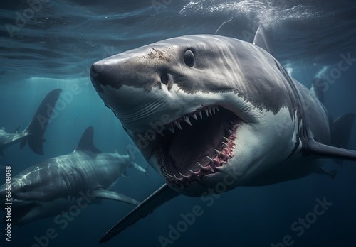 Great White Shark Close up Shot