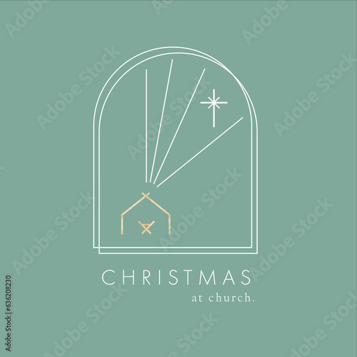 Christmas Graphic Art Deco Minimal Design 6