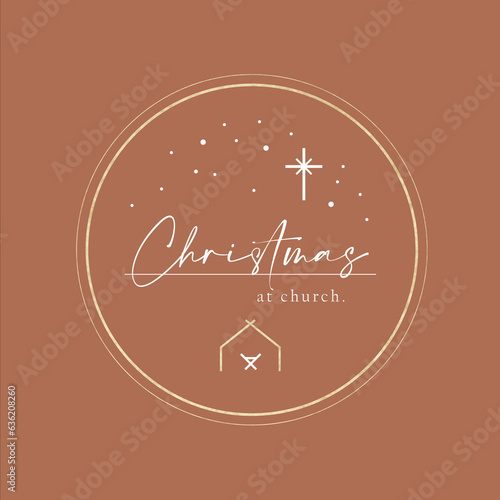 Christmas Graphic Art Deco Minimal Design 7