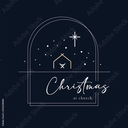 Christmas Graphic Art Deco Minimal Design 15