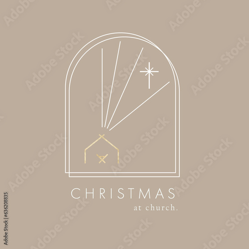 Christmas Graphic Art Deco Minimal Design 17