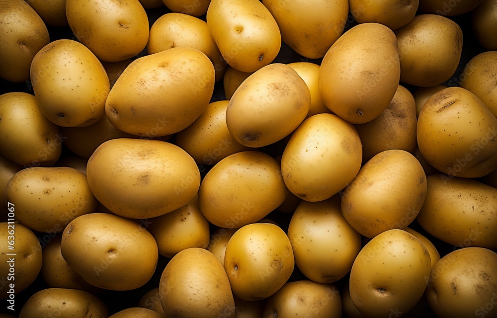 Pattern of potato. Natural potato Pattern of potato. Natural potato