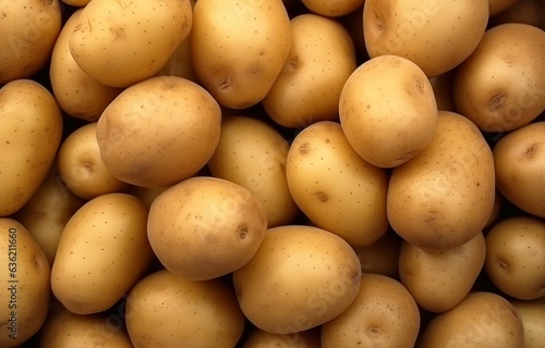 Pattern of potato. Natural potato
