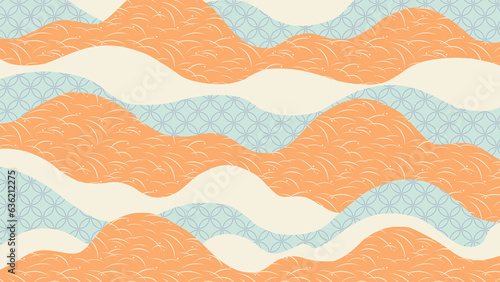 和柄イラスト背景素材
