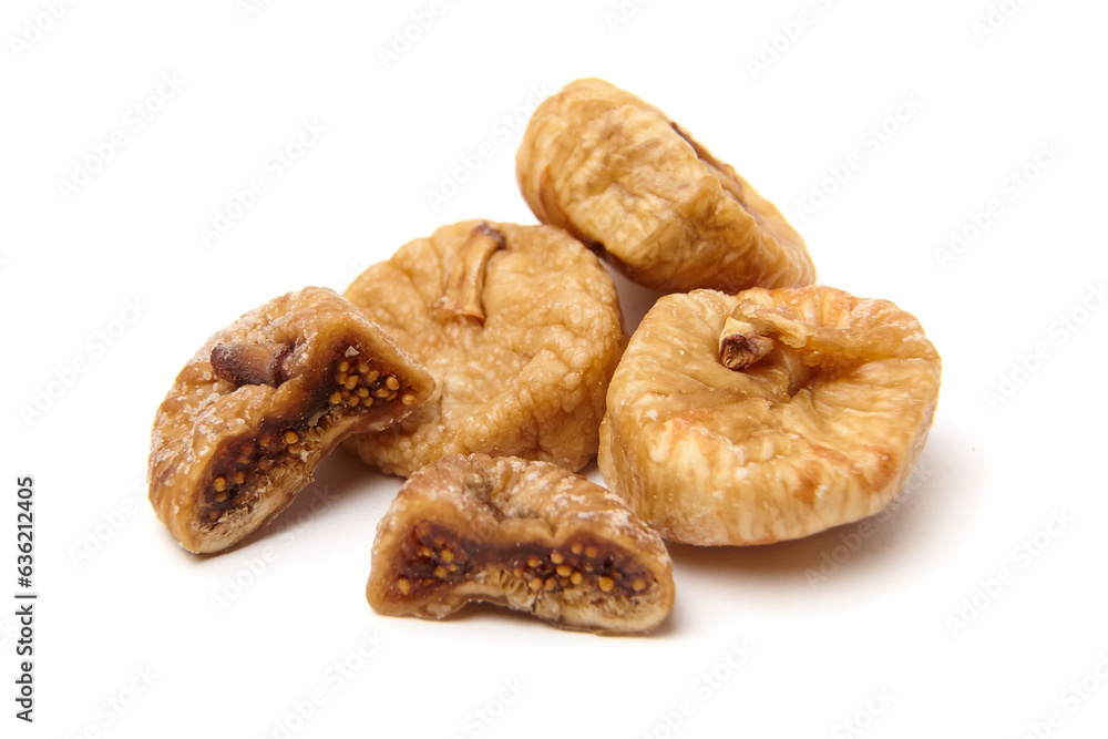 Dried figs isolated on a white background Dried figs isolated on a white background