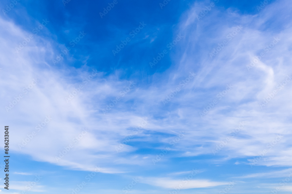 Beautiful morning clouds sky background.