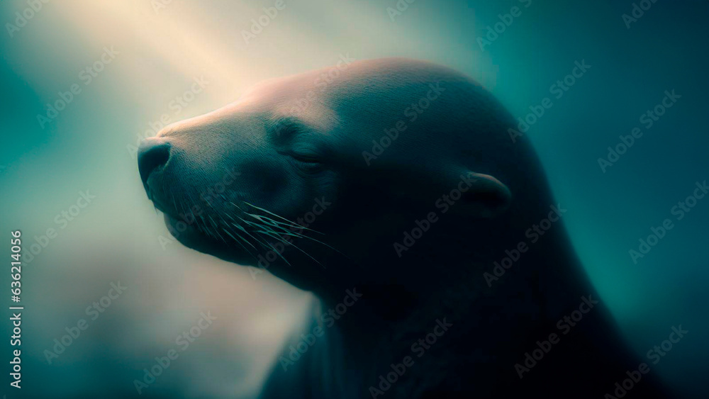 Fototapeta premium Gray seal