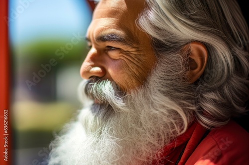 Wise Elderly Gentleman with Long Beard