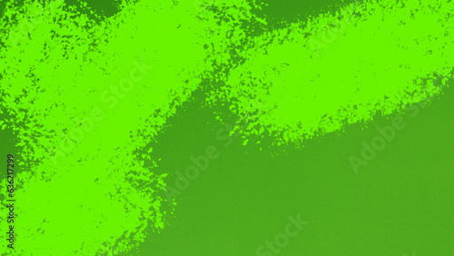 Neon green color with charcoal brush stroke for texture background.