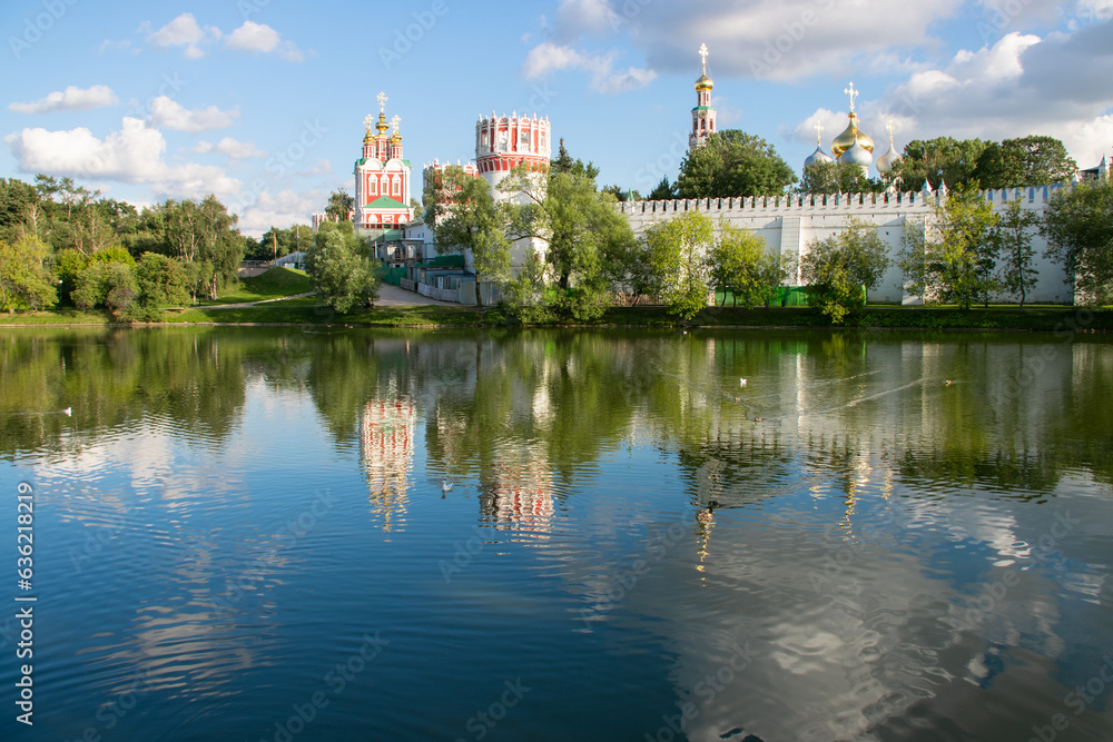 Novodevichy convent in Moscow, Russia.